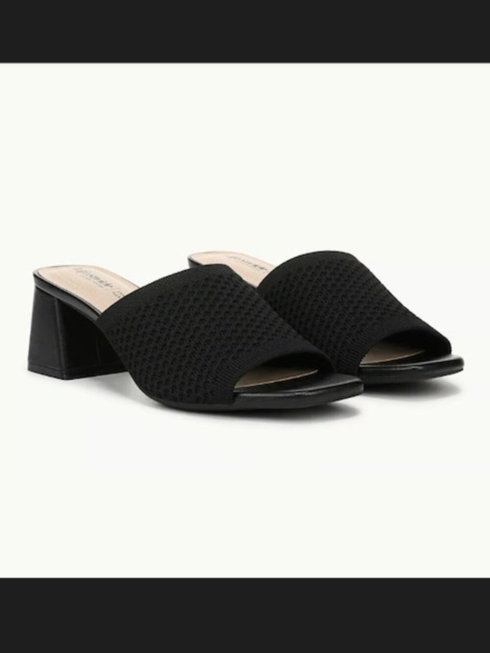 NWT - Life Stride - Colette 2 Slide Sandal (Size 7 / Black)
